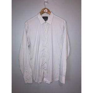 Bonobos Slim Fit Polka Dot Long Sleeve Dress Shirt Size Mens Medium #778